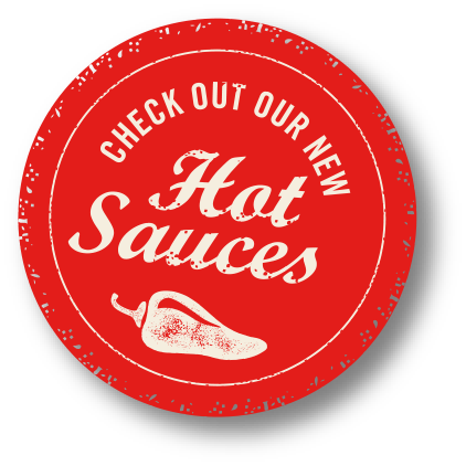 Check out our new hot sauces.