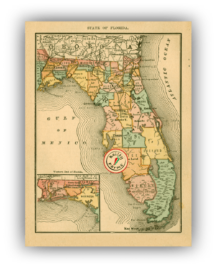 Map of Flordia